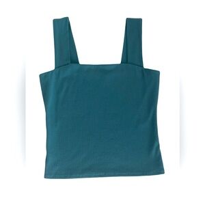 Nine Britton sleeveless ribbed crop top sz S